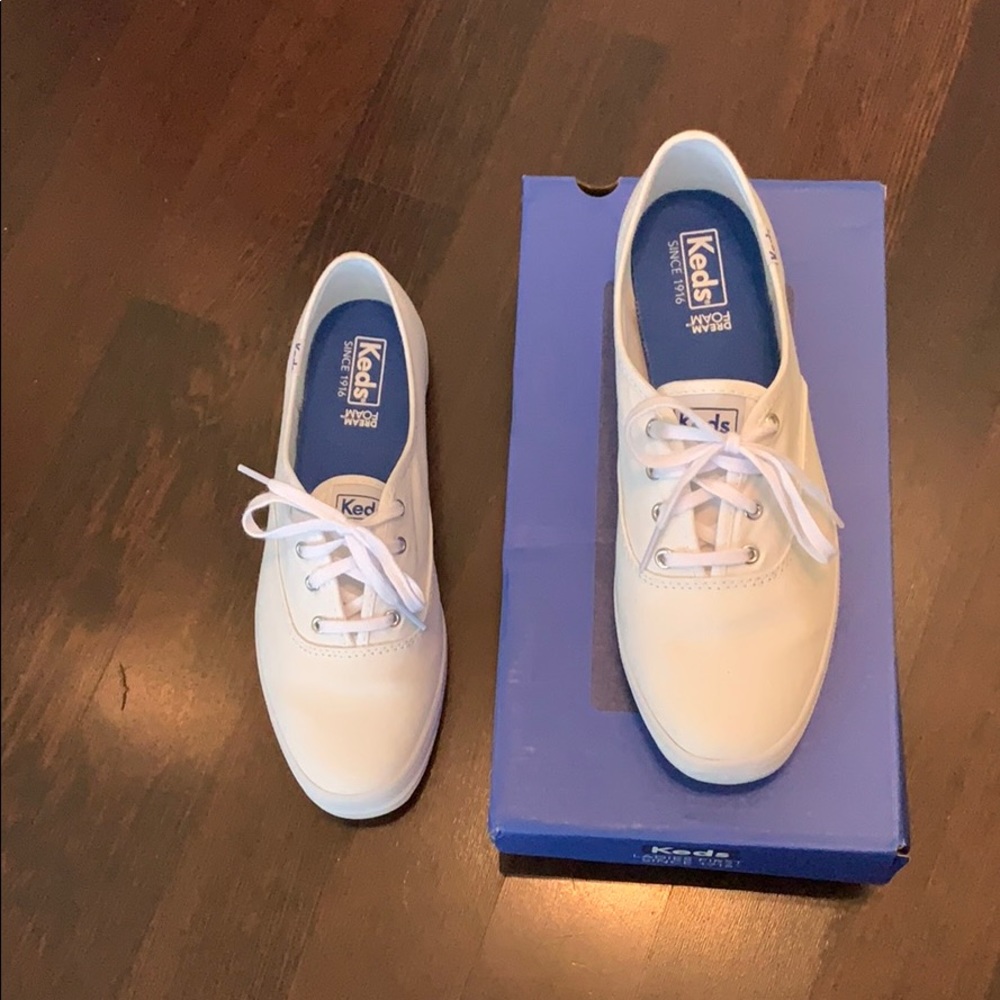 Keds Champion White Canvas Shoes